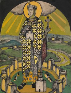 Heilige Olga, Prinzessin von Kiew von Nikolai Konstantinowitsch Roerich