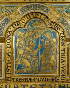 Die Anbetung der Könige, vom Verduner Altar