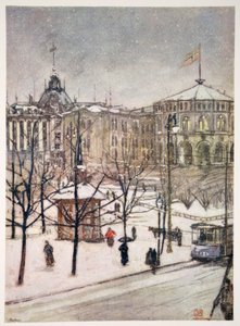 Das Parlament, Christiania, 1905 von Nico Jungman