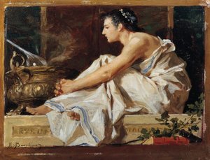 Studie für Geographie, von Nicolo Barabino von Nicolo Barabino
