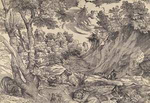 St. Hieronymus in der Wildnis, Mitte des 16. Jahrhunderts