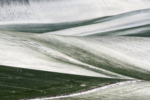 Winterliche Feldmuster von Nicola Figliuolo