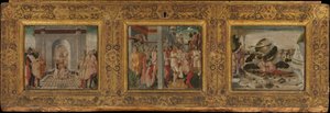 Szenen aus dem Leben von König Nebukadnezar von Nicola di Maestro Antonio d