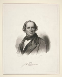 Porträt von J.W. Pieneman von Nicolaas Pieneman