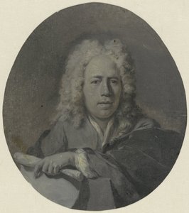 Porträt des Malers Carel Borchaert Voet von Nicolaas Verkolje