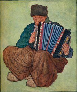 Ein Volendamer Musiker, 19. Jahrhundert von Nicolaas Wilhelm Jungmann