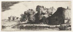 Landschaft mit einem Bauernhof von Nicolaes Anthoni Flinck (attributed to)