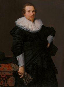 Porträt eines 24-jährigen Mannes von Nicolaes Eliasz. Pickenoy