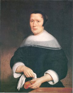 Porträt einer Frau von Nicolaes Maes