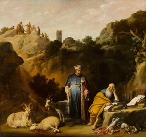 Hippokrates besucht Demokrit, 1636