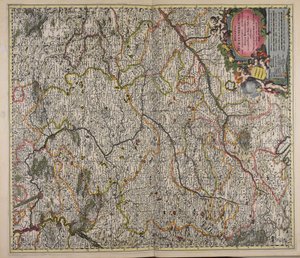 Ducatus Wurtenbergensis cum adjacentibus quibusdam Sueviae regionibus accuratissime in hanc tabulam redactus von Nicolaes Visscher