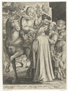 Der verlorene Sohn erhält sein Erbe und geht auf Reisen
Geschichte des verlorenen Sohnes (Serientitel) von Nicolaes de Bruyn