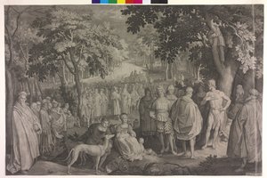Johannes der Täufer predigt
