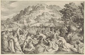 Bethlehemitischer Kindermord von Nicolaes de Bruyn