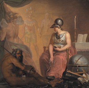 Die Wiederbelebung des Lernens, die Erfindung des Buchdrucks und des Schießpulvers und die Entdeckung Amerikas