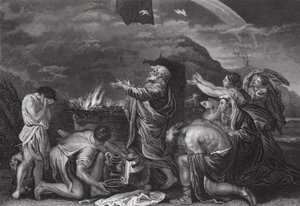 Noahs Opfer, Genesis, Kapitel 8, Vers 20
