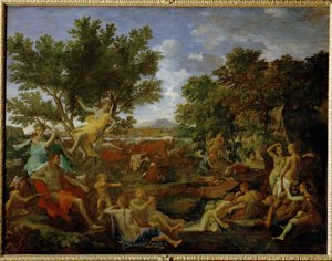 Apollon verliebt in Daphne