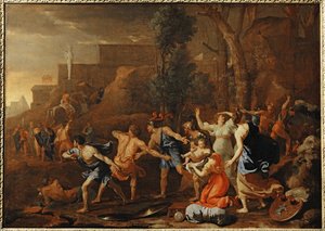 Der junge Pyrrhus gerettet