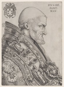 Porträt von Papst Pius IV., Mitte des 16. Jahrhunderts