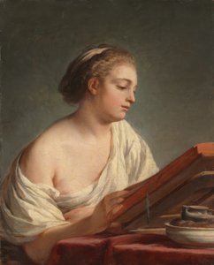 Frau beim Lesen von Nicolas Bernard Lepicie