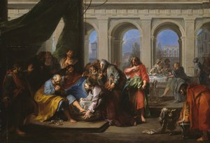 Christus wäscht die Füße seiner Jünger, 1720-30