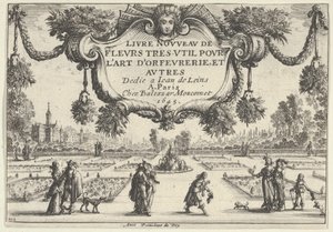 Titelblatt, aus Livre Nouveau de Fleurs Tres-Util, 1645