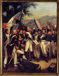 Das Korporalszeugnis von Lodi 10/05/1796 Napoleon Bonaparte erhielt das Korporalszeugnis von Nicolas Eustache Morin