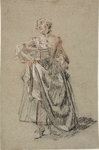 Studie einer Frau von Nicolas Lancret