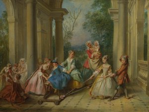 Die vier Lebensalter des Menschen: Kindheit, ca. 1735 von Nicolas Lancret