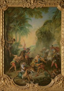 Tigerjagd, 1736 von Nicolas Lancret