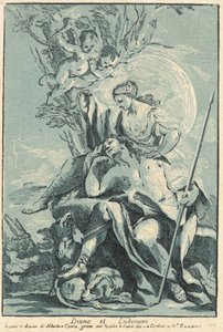 Diana und Endymion von Nicolas Le Sueur after Sebastiano Conca