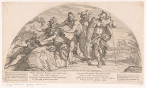 Perseus enthauptet Medusa von Nicolas Mignard