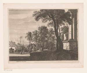 Landschaft mit Tobias und dem Engel