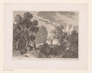 Versuchung Christi durch Satan von Nicolas Perelle