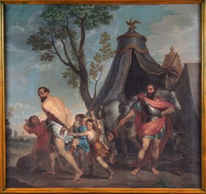 Camillus und der Schulmeister von Falerii von Nicolas Poussin