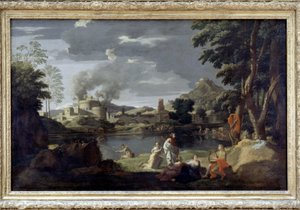 Orpheus und Eurydike von Poussin, Louvre Museum