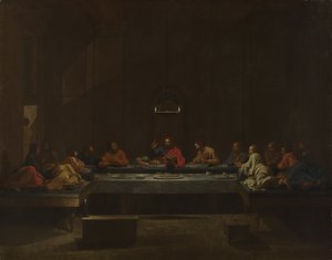 Sieben Sakramente: Eucharistie, ca. 1637-1640 von Nicolas Poussin