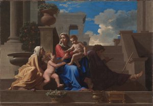 Die Heilige Familie auf den Stufen, 1648
