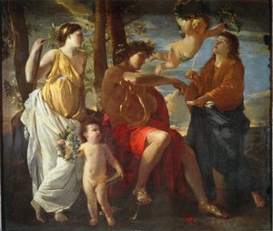 Die Inspiration des Dichters von Nicolas Poussin