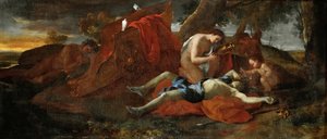 Venus trauert um Adonis, 1626 von Nicolas Poussin