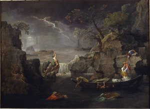 Winter oder Sintflut von Nicolas Poussin