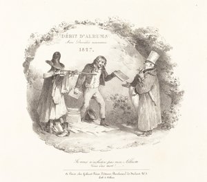 Verkauf von Alben mit neuen Verfahren von Nicolas Toussaint Charlet