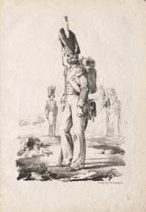 Militärische Kostüme: Infanteriesergeant, 1817-18