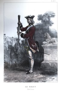 Offizier der Schweizer Garde von Nicolas Toussaint Charlet