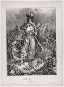 Der französische Soldat, 1818 von Nicolas Toussaint Charlet