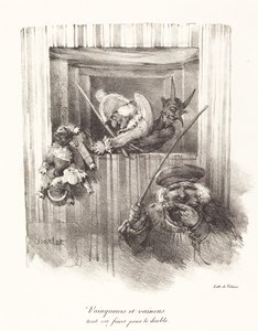Sieger und Besiegte, alles ist Teufelsfutter (Vainqueurs et vaincus, tout est fricot pour le diable) von Nicolas Toussaint Charlet