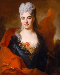 Porträt von Brigitte Ansart, ca. 1704 von Nicolas de Largillière
