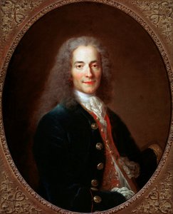 Porträt des französischen Schriftstellers und Philosophen Voltaire, nach 1718 von Nicolas de Largillière