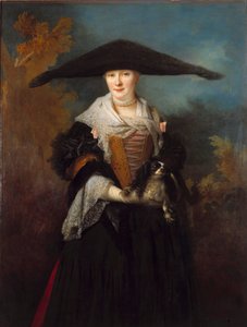 Porträt der schönen Straßburg. Gemälde von Nicolas de Largillière (1656-1746) 1703 Straßburg, Musée des Beaux Arts von Nicolas de Largillière