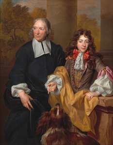 Porträt eines jungen Mannes und seines Tutors von Nicolas de Largillierre
